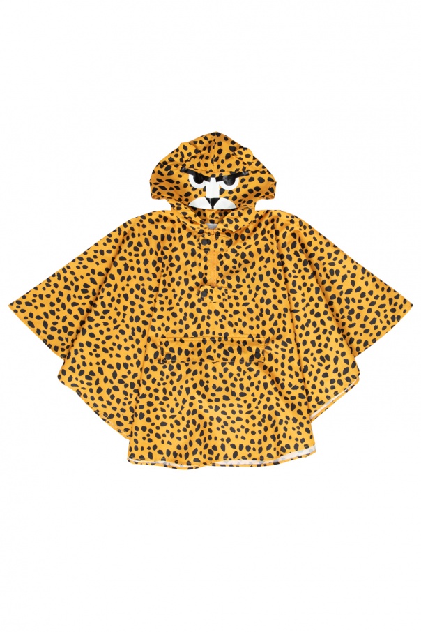 Stella McCartney Kids Leopard-printed poncho